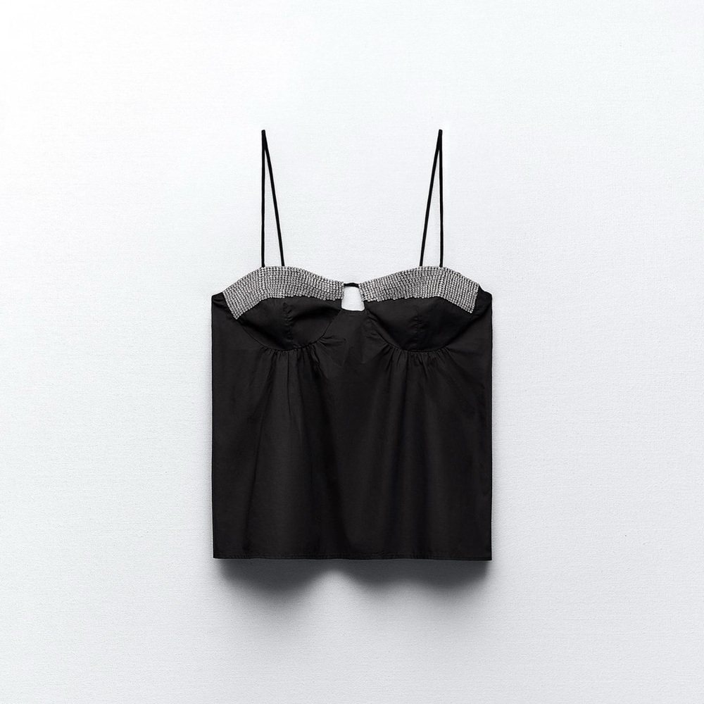 Zara Rhinestone Top - Picture 3 of 3